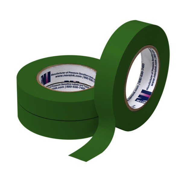 1 wide x 60yd Dark Green Labeling Tape, PK3